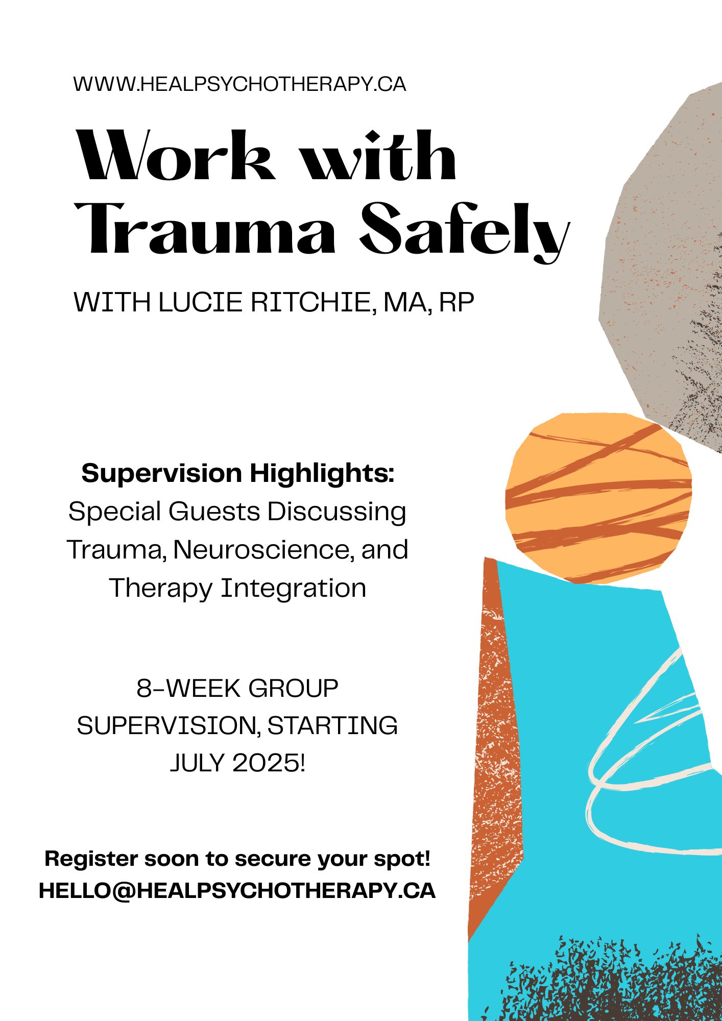 Trauma-Informed Clinical Supervision for Psychotherapists in Ontario